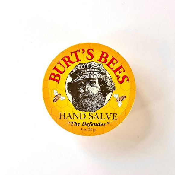 Vintage Discontinued Burt's Bees The Defender Hand Salve 3 oz Tin New Sealed - Picture 1 of 3